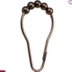 ❤️EXTRA 50% OFF❗️Macy’s Metallic Beaded Metal Shower Curtain Hooks Set of 12